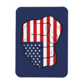 Magnet Flexible Drapeau américain (Vertical)
