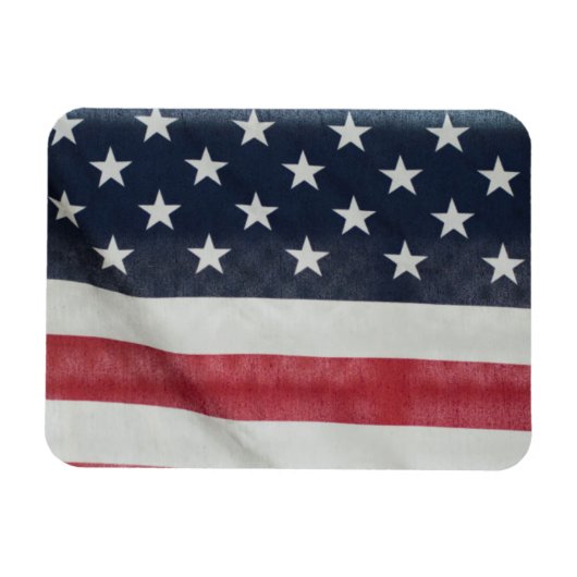 Magnet Flexible Drapeau Américain À La Foire Du Comté De Sussex (Horizontal)