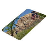 Magnet Flexible Drapeau américain dans le Parc national de Sion I (Côté Gauche)