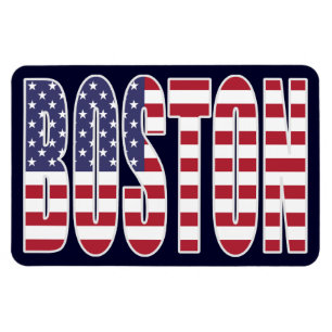 Magnet Flexible Drapeau américain de Boston Premium Flexi Fridge M