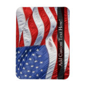 Magnet Flexible Drapeau américain, évent (Vertical)
