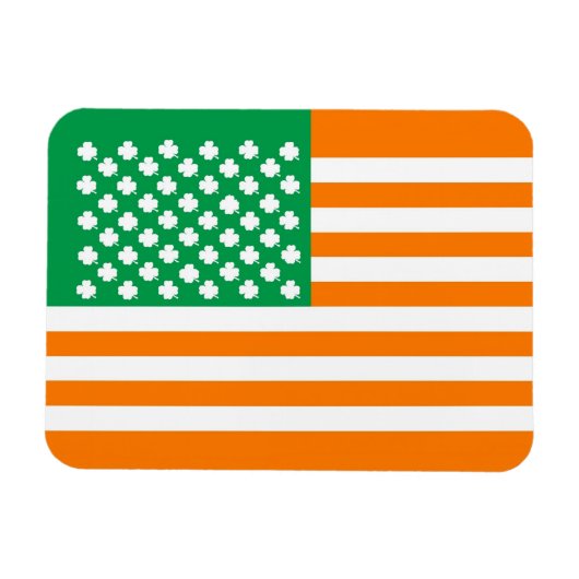 Magnet Flexible Drapeau américain irlandais (Horizontal)