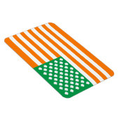Magnet Flexible Drapeau américain irlandais (Côté Droit)