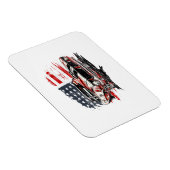 Magnet Flexible Drapeau Américain Patriotique (Côté Droit)