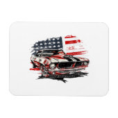 Magnet Flexible Drapeau Américain Patriotique (Horizontal)