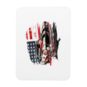 Magnet Flexible Drapeau Américain Patriotique