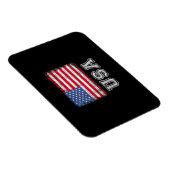 Magnet Flexible Drapeau Américain Patriotique Pour Hommes Femmes E (Côté Droit)