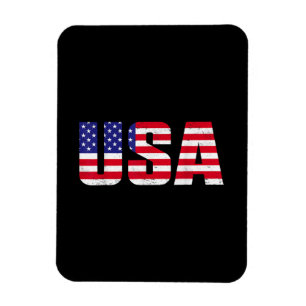 Magnet Flexible Drapeau Américain Patriotique Pour Hommes Femmes E