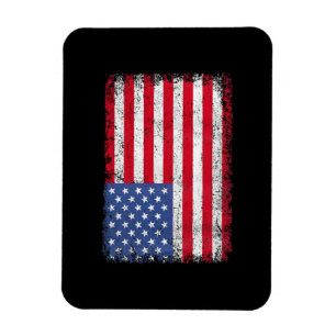 Magnet Flexible Drapeau américain patriotique USA pour hommes femm