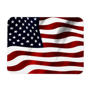 Magnet Flexible Drapeau américain qui flotte