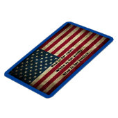 Magnet Flexible Drapeau américain - Signification des couleurs (Côté Gauche)