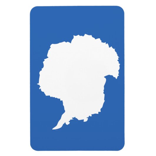 Magnet Flexible Drapeau Antarctique (Vertical)