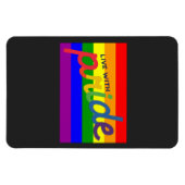 Magnet Flexible drapeau arc-en-ciel (Horizontal)