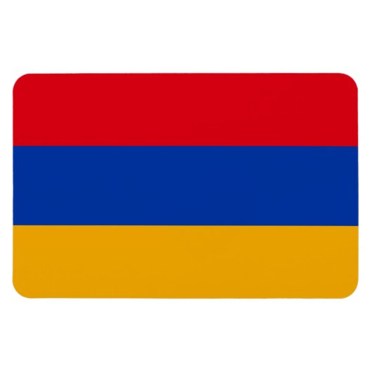 Magnet Flexible Drapeau Arménie (Horizontal)