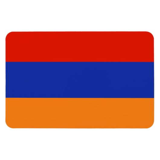 Magnet Flexible Drapeau Arménie (Horizontal)