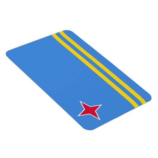 Magnet Flexible Drapeau Aruba (Côté Droit)