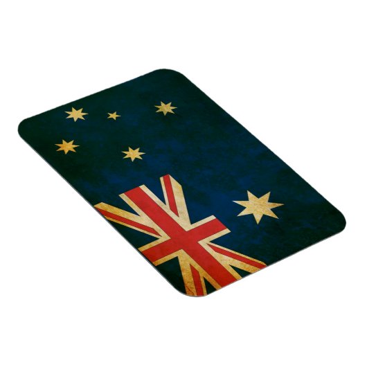 Magnet Flexible Drapeau australien à Grunge (Côté Droit)