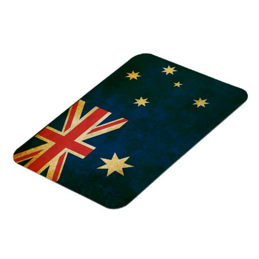 Magnet Flexible Drapeau australien à Grunge (Côté Gauche)