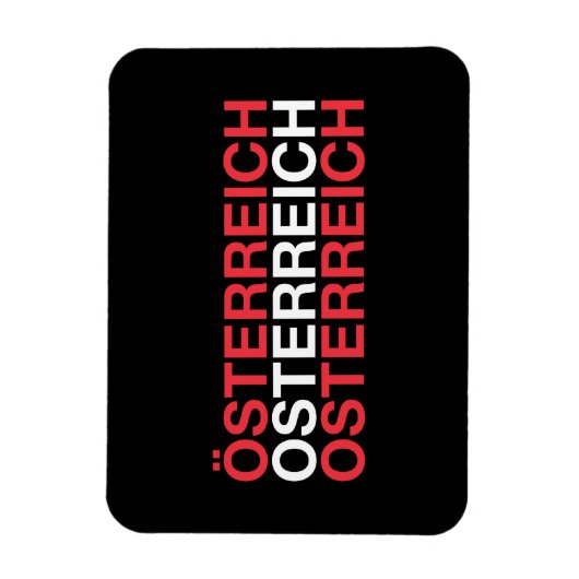 Magnet Flexible Drapeau AUTRICHE (Vertical)