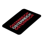 Magnet Flexible Drapeau AUTRICHE (Côté Gauche)