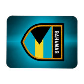 Magnet Flexible Drapeau Bahamas (Horizontal)