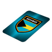 Magnet Flexible Drapeau Bahamas (Côté Gauche)