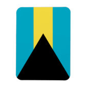 Magnet Flexible Drapeau bahamien (Vertical)