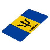Magnet Flexible Drapeau Barbade (Côté Gauche)