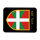 Magnet Flexible Drapeau basque (Horizontal)