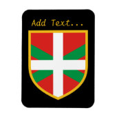 Magnet Flexible Drapeau basque (Vertical)