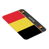 Magnet Flexible Drapeau belge & Voyage de pays belge / Belgique (Côté Droit)