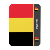 Magnet Flexible Drapeau belge & Voyage de pays belge / Belgique (Vertical)