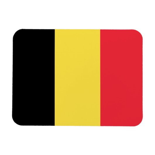Magnet Flexible Drapeau Belgique (Horizontal)