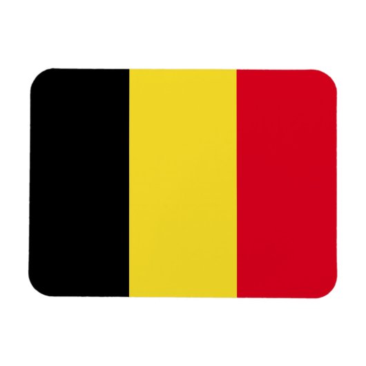 Magnet Flexible Drapeau Belgique (Horizontal)