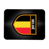 Magnet Flexible Drapeau Belgique (Horizontal)