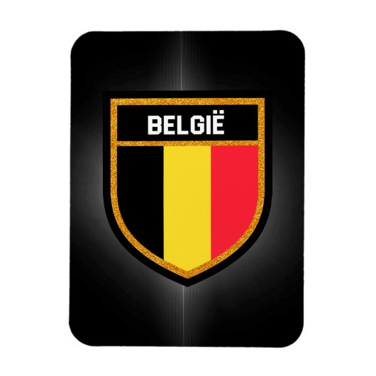 Magnet Flexible Drapeau Belgique (Vertical)