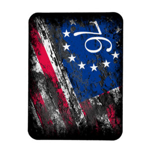 Magnet Flexible Drapeau Betsy Ross 1776 4 juillet patriotique