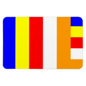 Magnet Flexible Drapeau bouddhiste (Horizontal)