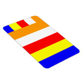 Magnet Flexible Drapeau bouddhiste (Côté Droit)