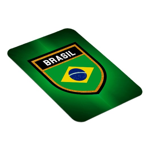 Magnet Flexible Drapeau Brasil (Côté Droit)