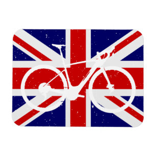 Magnet Flexible Drapeau britannique amateur de cyclisme