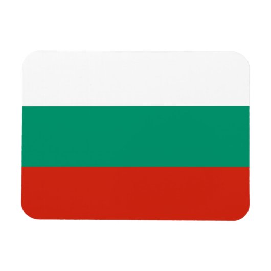 Magnet Flexible Drapeau Bulgare Patriotique (Horizontal)