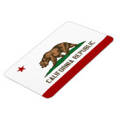Magnet Flexible Drapeau CALIFORNIE - (Côté Gauche)