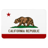 Magnet Flexible Drapeau CALIFORNIE - (Horizontal)