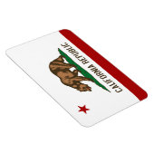 Magnet Flexible Drapeau CALIFORNIE - (Côté Droit)