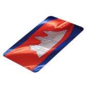 Magnet Flexible drapeau cambodgien (Côté Gauche)