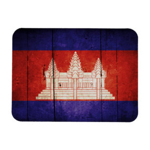 Magnet Flexible Drapeau cambodgien; Cambodge; Khmer