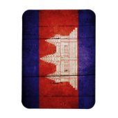 Magnet Flexible Drapeau cambodgien; Cambodge; Khmer (Vertical)