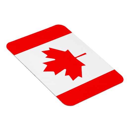 Magnet Flexible Drapeau Canada Feuille d'érable O Canada Symbole d (Côté Droit)
