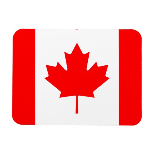 Magnet Flexible Drapeau Canada Feuille d'érable O Canada Symbole d (Horizontal)